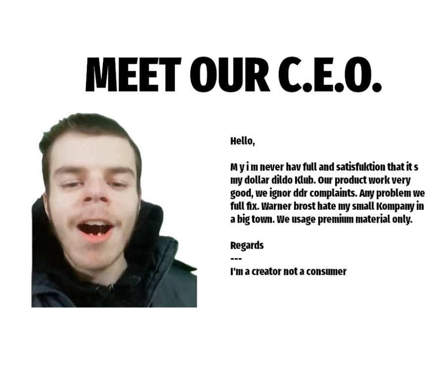 Our CEO